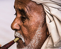Good looking Grandpa but try to STOP smoking. Half of all the people who have ever smoked have quit, and so can You.